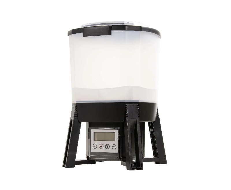 aquaforte solar powered fish feeder