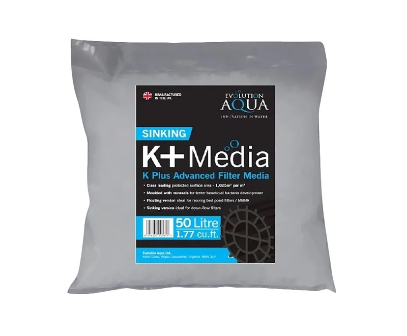 evolution aqua k plus advanced sinking filter media