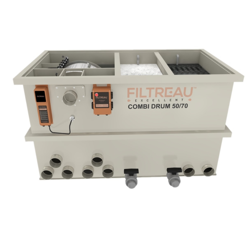 filtreau excellent combi drum 50/70 gravity fed