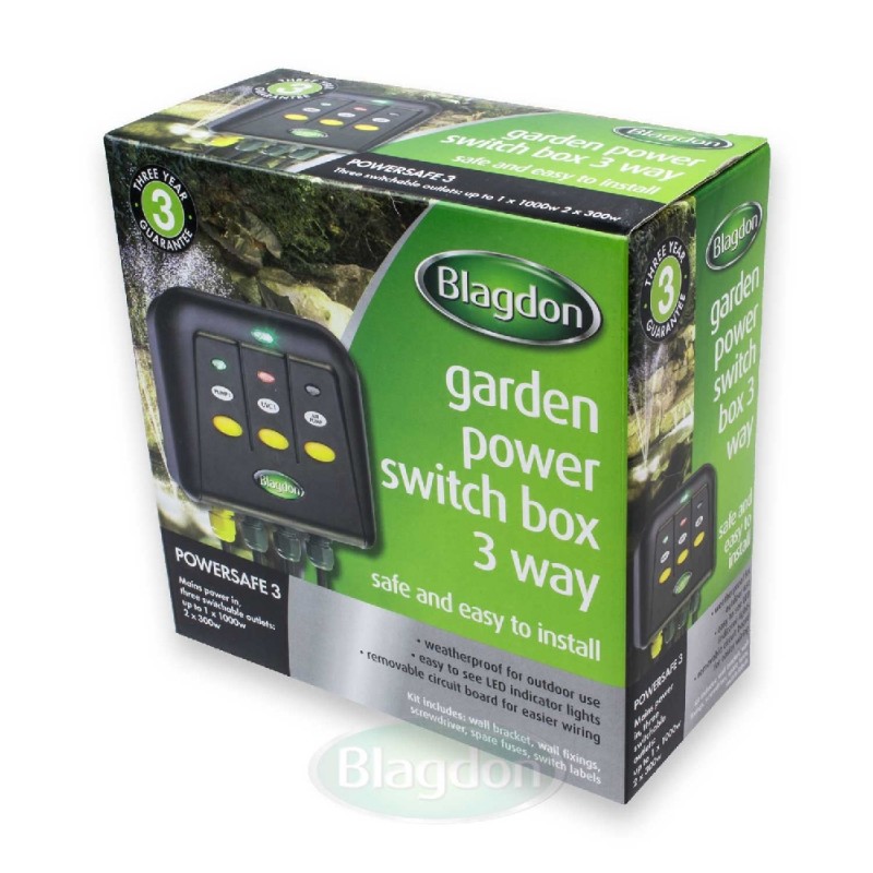 Blagdon Powersafe Switch Box 3 Way