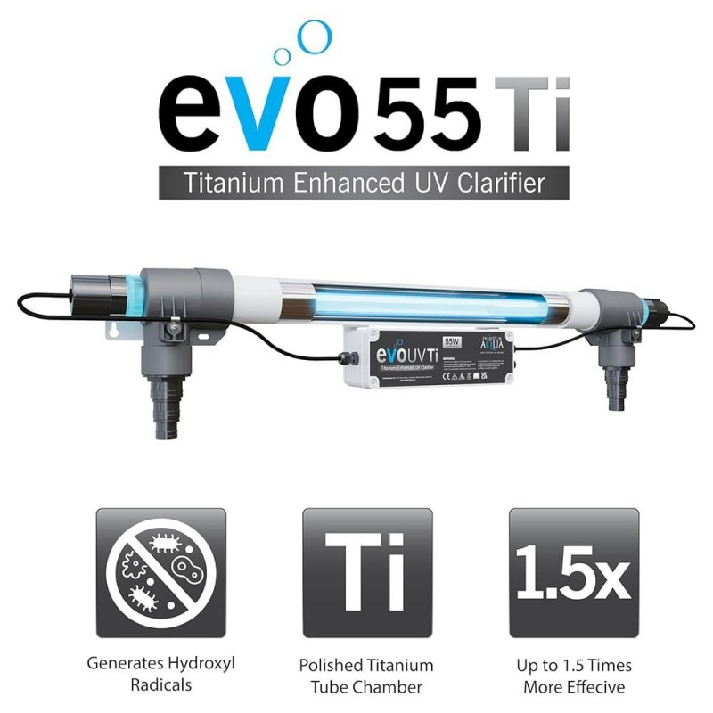 Evolution Aqua Evo 55 watt TiTanium UV Clarif