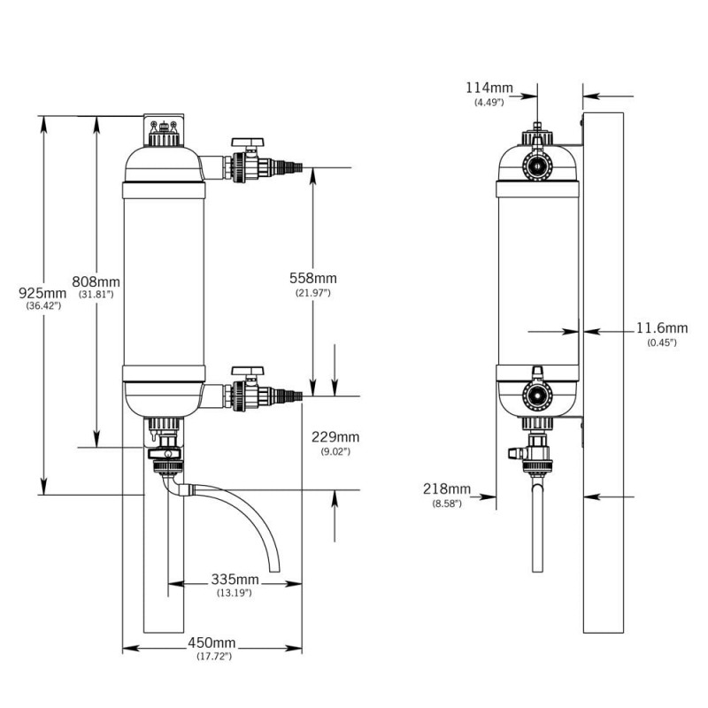 Evolution Aqua Surge Filter with 18 watt UVC