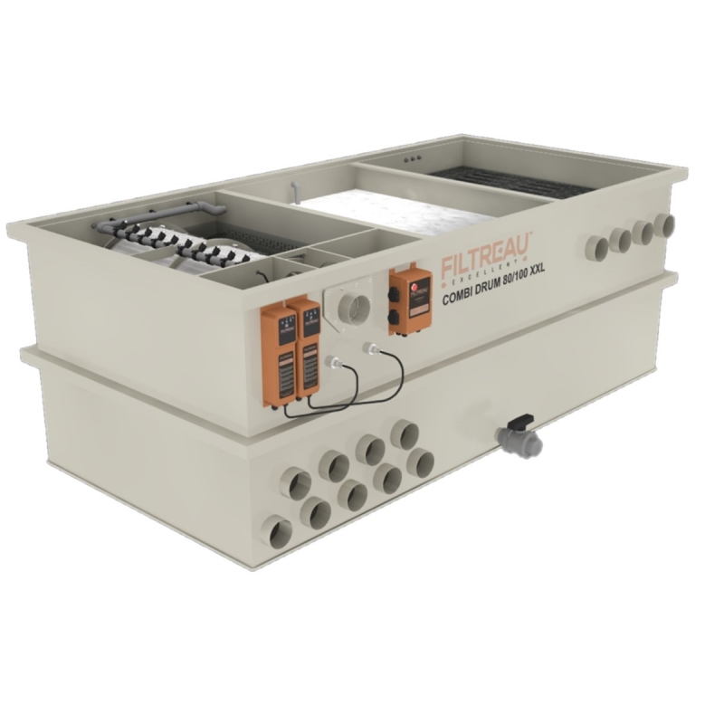 filtreau excellent combi drum 80/100 xxl pump