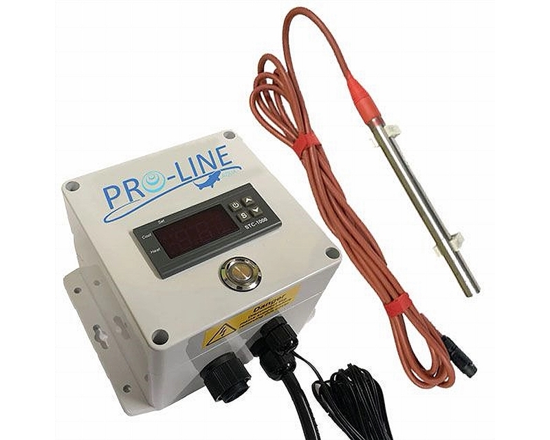 pro line titanium aquatic pond heater 2 kw