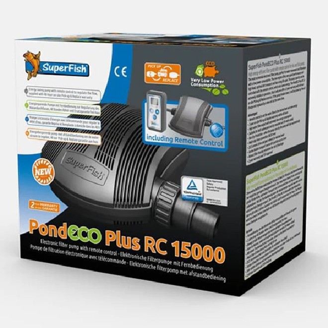 Superfish Pond Eco PLUS RC 15000 Pump